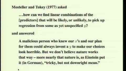 Prof. Ralph Dennis Cook | Model-based sufficient dimension reduction for regression