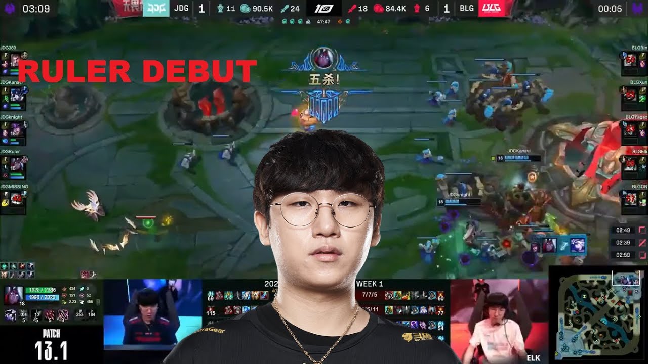 RULER PENTAKILL on his FIRST DAY in LPL