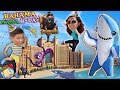 MAMAS' BAHAMAS DANCING SHARK B Day Celebration! FUNnel Vision 2018 Atlantis Hotel Vlog #2