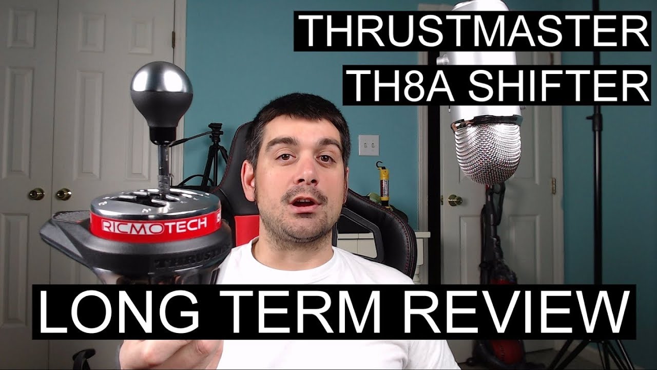 The Thrustmaster TH8A shifter will accompany us on Farming