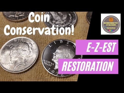 How to perform Conservation to your coins before submission to grading. #ASMR #silver