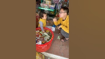 Bé su cướp tăm cay của ông già ngốc đáng thương khóc kìa #shortvideo #funny