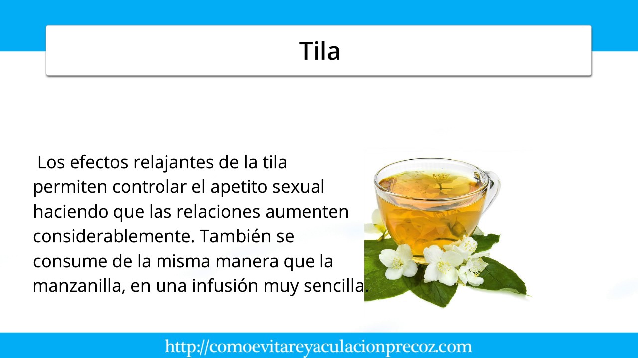 que es bueno tomar para la eyaculacion precoz
