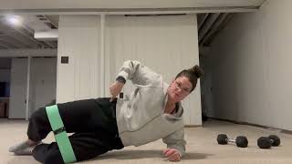 Clam Shell w/ Glute Bridge Side Plank