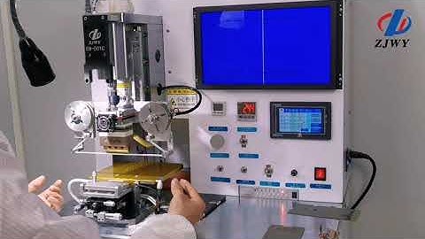 Introduction to the operation of EN-501C bonding machine