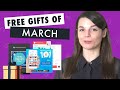FREE Japanese Gifts of March 2020