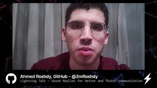 Saved replies for better and faster communication - GitHub Satellite 2020