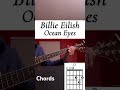 Billie Eilish - Ocean Eyes - Guitar Lesson