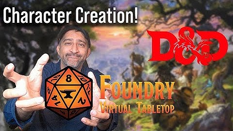 D&D-personages maken in Foundry VTT | Tutorial
