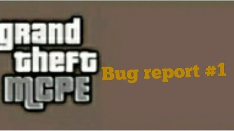 Bug report #1