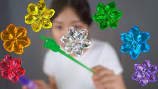 [ASMR] Making Flower Rainbow With Toilet Jelly🌈 | Best Visual ASMR