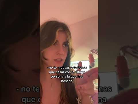 no te muevas o te tienes que casar con la última persona que has besado