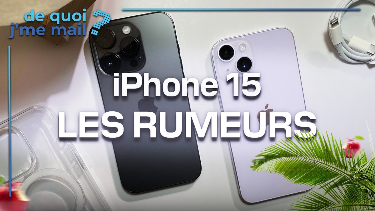 LiPhone 15 sera prsent le 12 septembre  les rumeurs DQJMM 12