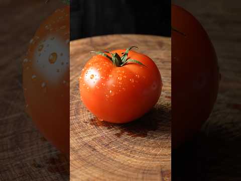 Tomato Cutting ASMR 🍅🔪 l #asmr #fruitcutting #shortsasmr #shorts