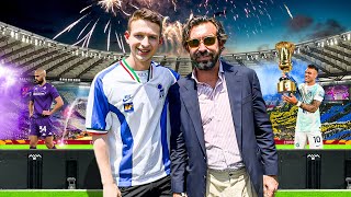 i met Pirlo as INTER won COPPA ITALIA vs Fiorentina