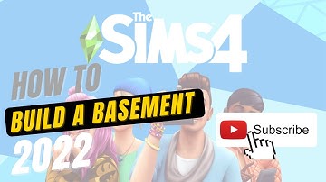 The Sims 4: #HowTo Build a Basement in 3 minutes 2022 #ForSims