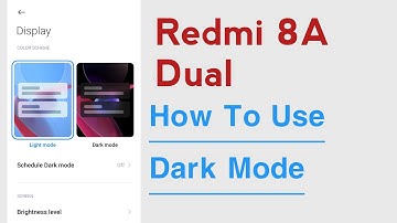 Redmi 8A Dual How To Use Dark Mode