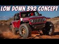 58th easter jeep safari  low down jeep wrangler 392 concept