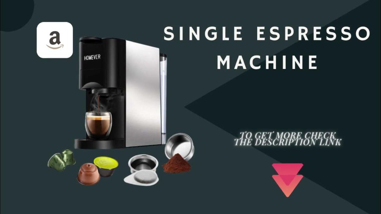 Homever single coffee machine review best home espresso machine YouTube