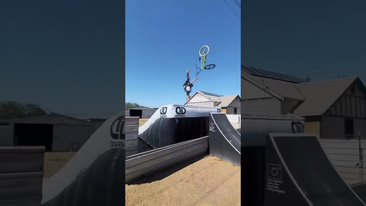 Don’t try this at home. Unless you have an airbag. 