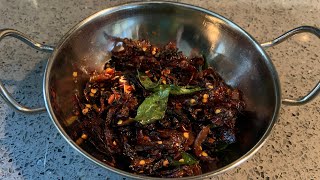 Maldives fish sambol recipe | Side for appam, idiyappam, puttu| srilankan maldive dry fish sambol