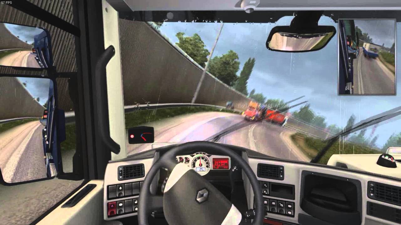 Euro Truck Simulator 2 Multiplayer Bad Driverscrashes Compilation 16