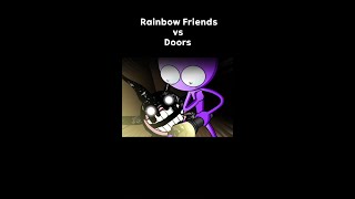 rainbow friends VS doors - ROBLOX & FNF ANIMATION #shorts