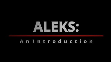 ALEKS: An Introduction