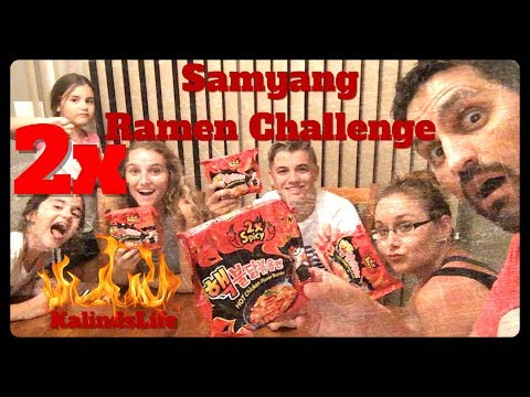 2x Nuclear Fire Ramen Noodle Challenge by Samyang Noodles! Insanely Spicy! KalindsLife Style!