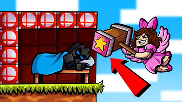 Minecraft: SUPER SMASH BROS LUCKY BLOCK BEDWARS! - Modded Mini-Game