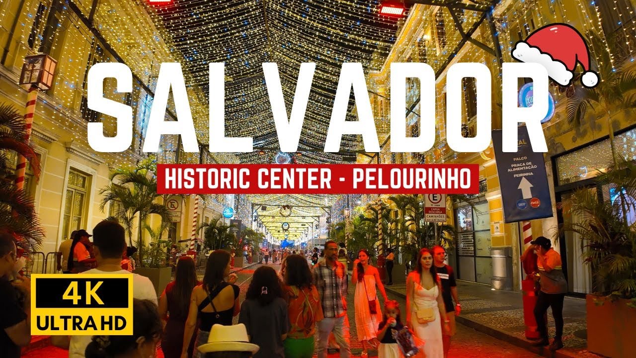 Salvador Bahia 🇧🇷 Christmas Magic in Pelourinho: Salvador’s Historic Center Transformed!