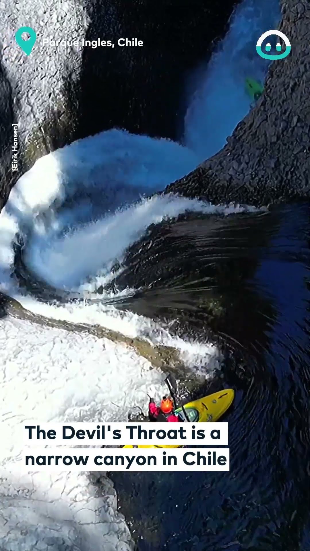 Extreme Kayaker Plunges Down Devil's Throat || ViralHog