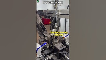 Hoist precise feed, double servo power: automatic double head chamfer