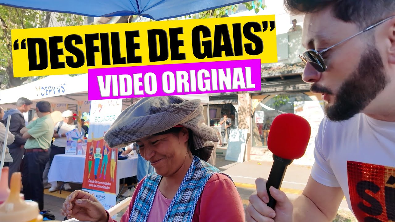 "DESFILE DE GAIS" video original- viral
