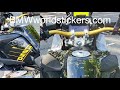Bmw R1250Gs Adv 40th Anniversary HOW TO APPLY, INSTALL, look TUTORIAL tank yellow stickers decals