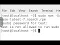 Centos 7  user is not allowed to run sudo on localhost this incident will be reported