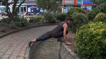 Stephan Koplowitz:TaskForce UK 2009 Perf Excerpts: Armada Way, Plymouth (site-specific performance)