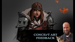 Concept Art Feedback #11 - разбор работы, ошибки и советы