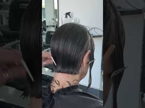 قصات شعر قصيرة قص شعر شعر تسريحة شعر جمال صالون فيديو فيديو قصير