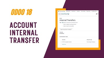 Account Internal Transfer in Odoo | odoo18 | Odoo18 Accounting