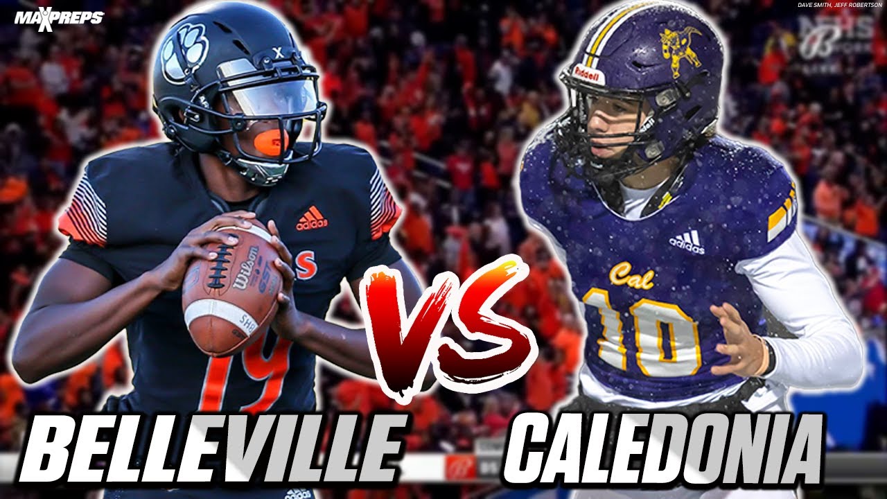 Bryce Underwood & Belleville SHOW OUT in Michigan State Championship vs Caledonia 😤 🏈 | HIGHLIGHTS 🎥