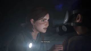 The Last Of Us: Part 2 - Dina finds out Ellie is immune