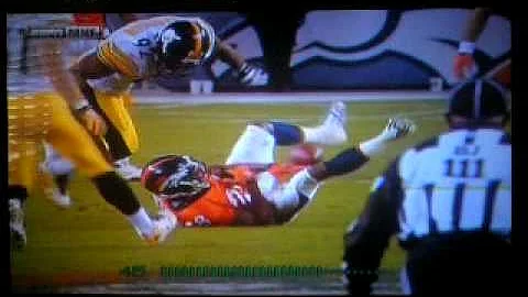 James Harrison hit on Buckhalter !! MNF 11-9-09