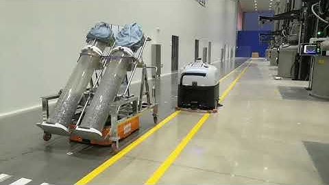 Viggo Autonomous Driving Floor Scrubber SC80 Scrubbing and Obstacle avoidance