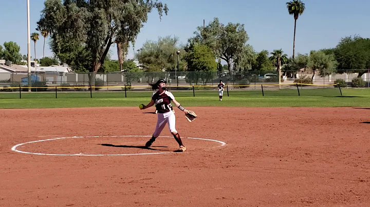 Emily Williams pitching 9-28-19