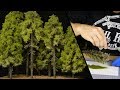 Amazing Tall Forest Pine Trees – Model Railroad Scenery