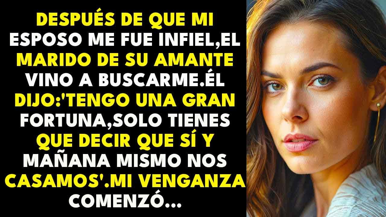Tras La Infidelidad De Mi Esposo El Marido De Su Amante Me Dijo Solo Di Que Sí Y Nos Casarem