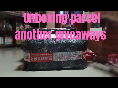 Unboxing parcel another giveaway