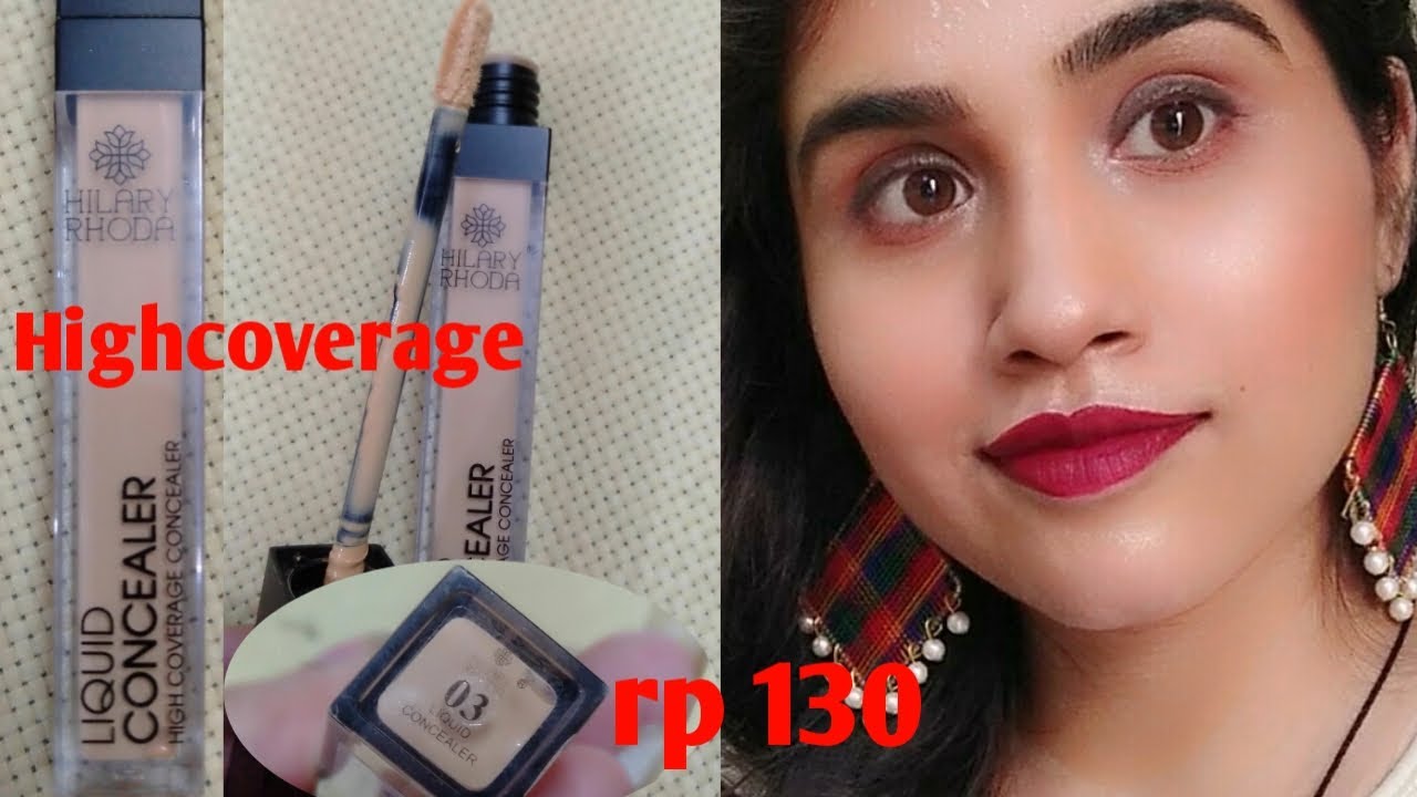 Hillary rohda Concealer review in Just rs 130/Affordable concealer/Hillary rohda eyeshadow palette