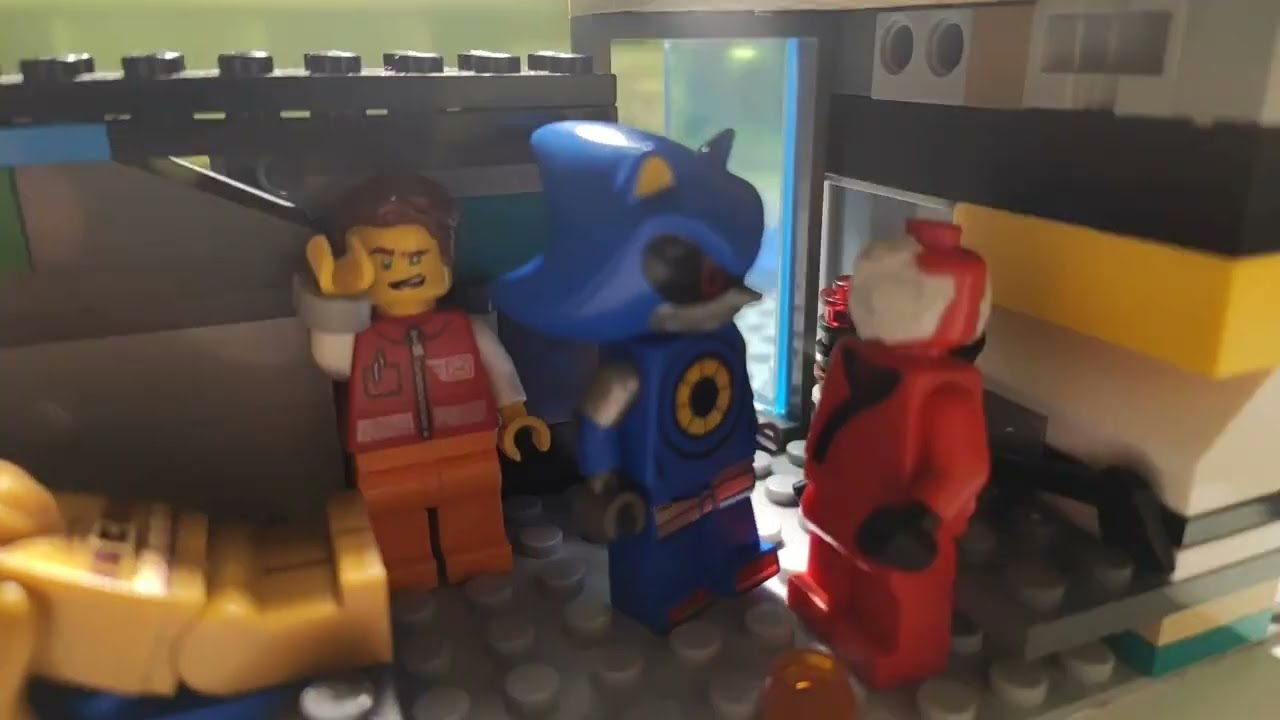 LEGO VIDEO GAME: ZOMBIE HUNTER|Lego stop motion animation by Aris3Light 